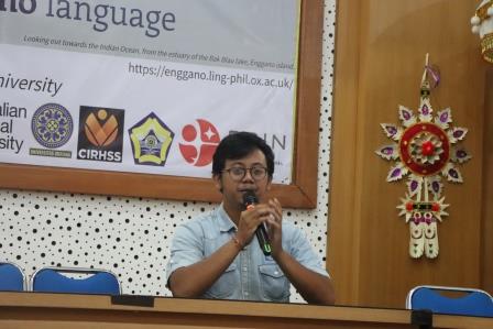 Photo from the Research seminar on the documentation and lexicography of the Enggano language